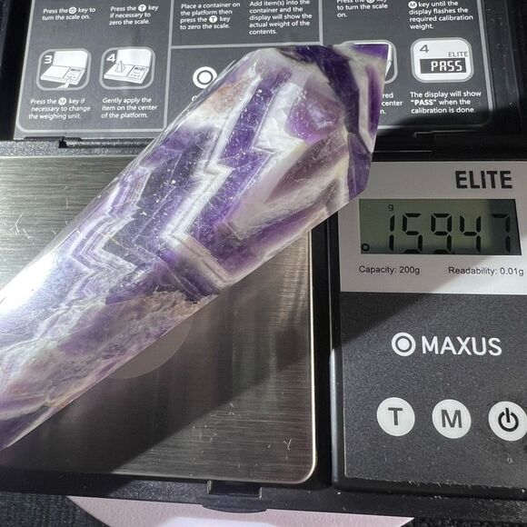 Dream Amethyst Crystal Meditation Scepter Wand (3) - Picture 10 of 10